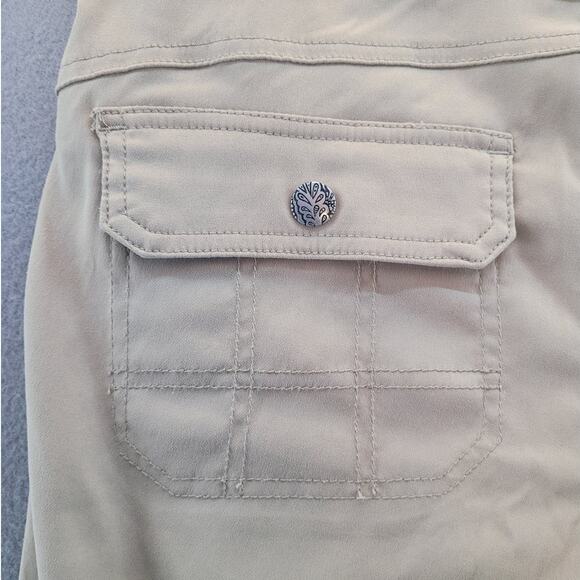 prAna Halle Convertible Pants Size 6 Low-Rise Bootcut Capris EUC - Picture 8 of 16